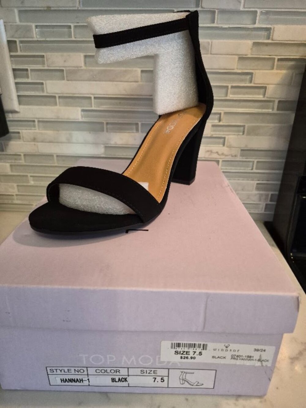 BNWT Ladies Black Heels